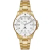 Fossil Women's Blue Dive Three-hand Gold-tone Stainless Steel Watch 36mm In White