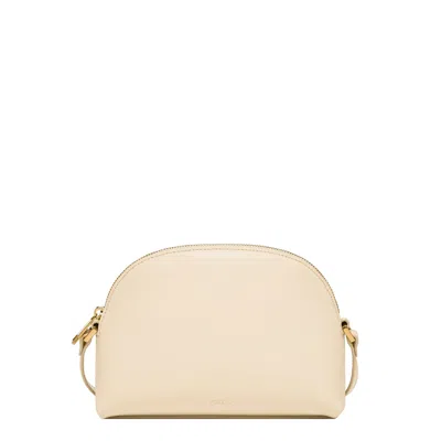 Fossil Women's Bri Leather Dome Crossbody In White