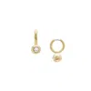 Fossil Women's Bright Baubles Gold-tone Brass Hoop Earrings