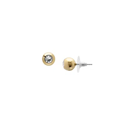 Fossil Women's Bright Baubles Gold-tone Brass Stud Earrings