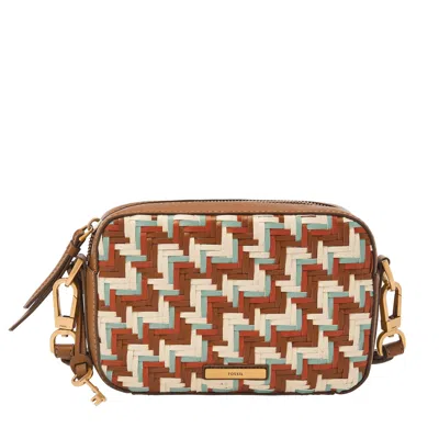 Fossil Women's Bryce Printed Small Crossbody In Brown
