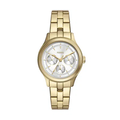 Fossil Women's Brynn Multifunction, Gold-tone Stainless Steel Watch