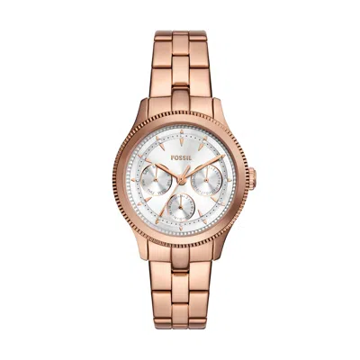 Fossil Women's Brynn Multifunction, Rose Gold-tone Stainless Steel Watch