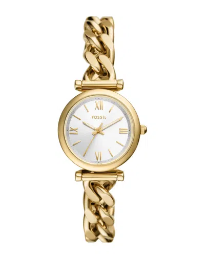 Fossil Women Carlie Watch In Gold