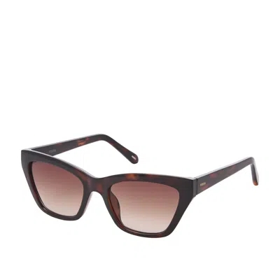 Fossil Women's Cat Eye Sunglasses In Multi