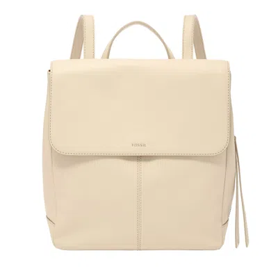 Fossil Women's Claire Leather Backpack In Neutral