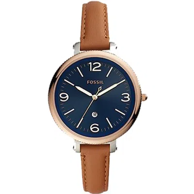 Fossil Women's Classic Blue Dial Watch