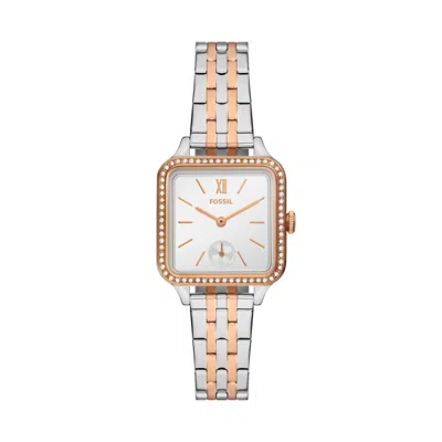 Fossil Women's Colleen Three-hand, Two-tone Stainless Steel Watch In Gold