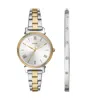 FOSSIL WOMEN'S DAISY THREE-HAND, STAINLESS STEEL WATCH AND BRACELET SET