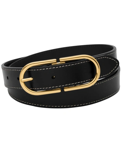 Fossil Women's Double D-link Belt In Black