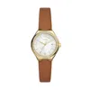 Fossil Women's Eevie Three-hand Date, Gold-tone Stainless Steel Watch In Gold