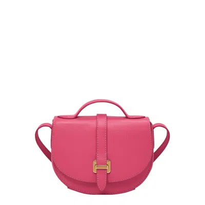 Fossil Women's Emery Leather Small Crossbody In Pink