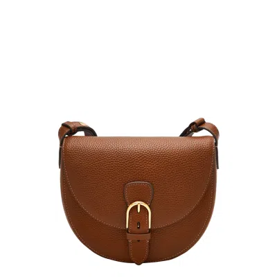 Fossil Women's Everleigh Leather Large Flap Crossbody In Brown