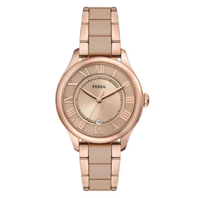 Fossil Women's Gilmore Rose Gold Dial Watch