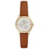 Fossil Women's Gilmore Silver Dial Watch In Brown