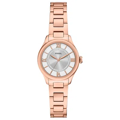 Fossil Women's Gilmore Silver Dial Watch In Gold