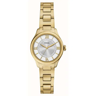 Fossil Women's Gilmore Silver Dial Watch In Gold