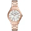 Fossil Women's Gilmore Silver Dial Watch In Gold