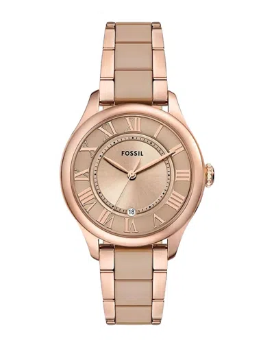 Fossil Women's Gilmore Rose Gold Dial Watch