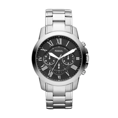 Fossil Women's Grant Chronograph, Stainless Steel Watch In Transparent