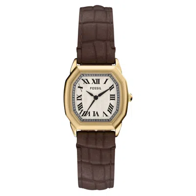 Fossil Harlow Watch, 27mm In Brown