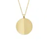 Fossil Harlow Linear Texture Gold-tone Stainless Steel Chain Necklace In Gold