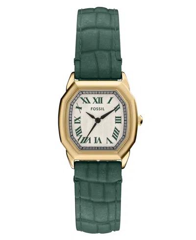 Fossil Women's Harlow Cream Dial Watch In Green