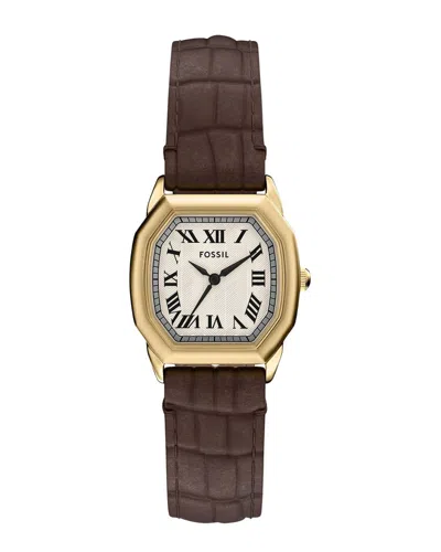 Fossil Harlow Watch, 27mm In Brown
