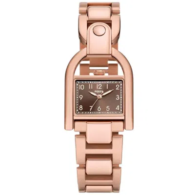 Fossil Women's Harwell Three-hand Rose Gold-tone Stainless Steel Watch 28mm
