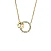 Fossil Women's Hazel Icons Gold-tone Stainless Steel Pendant Necklace In Gold
