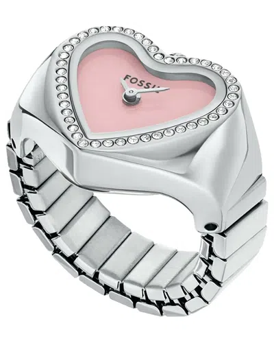 FOSSIL FOSSIL WOMEN HEART WATCH RING WATCH