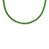 Fossil Women's Heritage D-link Glitz Gold-tone Stainless Steel Chain Tennis Necklace