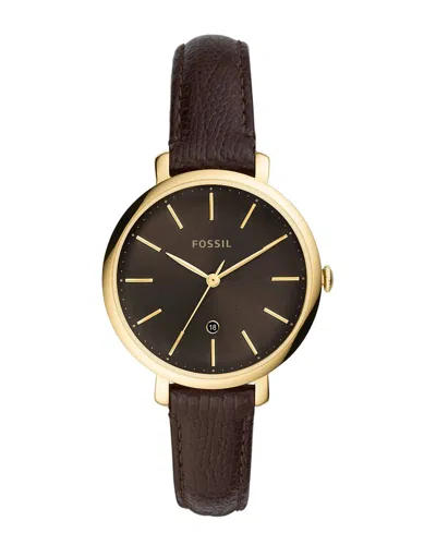 Fossil Women Jacqueline Watch In Black
