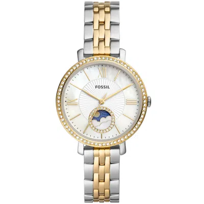 Fossil Women's Jacqueline White Mop Dial Watch In Multi