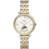 Fossil Jacqueline Crystal Bezel 36mm Watch In Multi