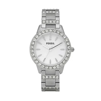 Fossil Women's Jesse Three-hand, Stainless Steel Watch In Silver
