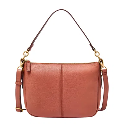 Fossil Women's Jolie Leather Crossbody Bag In Pink