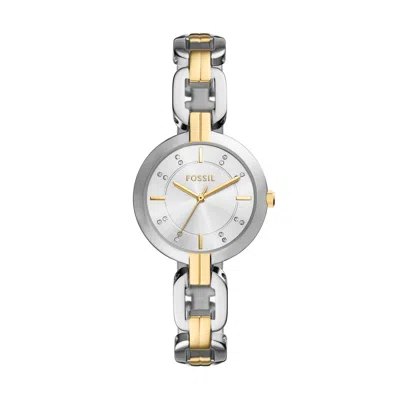 Fossil Women's Kerrigan Three-hand, Two-tone Stainless Steel Watch In Multi