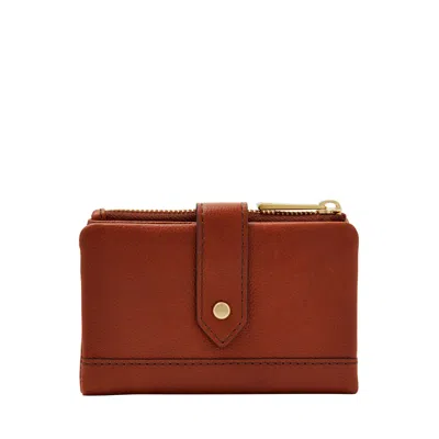 Fossil Women's Lainie Leather Multifunction Wallet In Pink