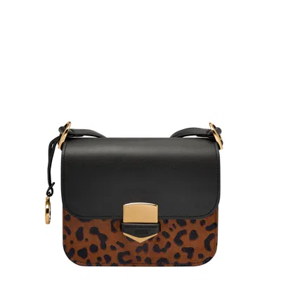 Fossil Women's Lennox Smooth Leather Flap Crossbody