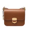 Fossil Women's Lennox Smooth Leather Flap Crossbody In Brown