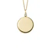 Fossil Women's Locket Collection Gold-tone Stainless Steel Pendant Necklace In Gold