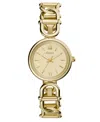 Fossil Women's Mini Carlie Three-hand Rose Gold Stainless Steel Watch, 30mm In Gold-tone