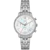 Fossil Women's Quartz Silver-tone Stainless Steel Watch 36mm In White