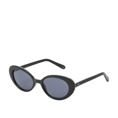 Fossil Women's Oval Sunglasses In Black