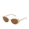 Fossil Women's Oval Sunglasses In Brown