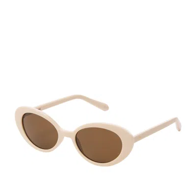 Fossil Women's Oval Sunglasses In Sand