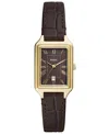 Fossil Women's Quartz Brown Croco Watch 23mm In Brown
