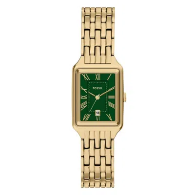Fossil Women's Raque Green Dial Watch