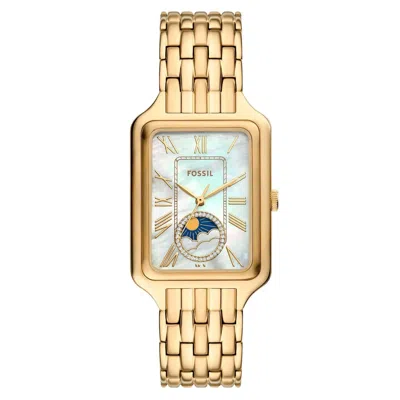 Fossil Women's Raquel Mother Of Pearl Dial Watch In Gold